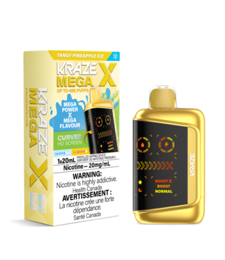 KRAZE MEGA X 48K ON TANGY PINEAPPLE ICE