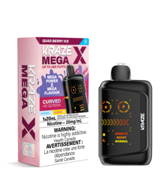 KRAZE MEGA X 48K ON QUAD BERRY ICE