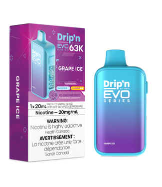 Drip'n by Envi Drip'n by Envi EVO 63K Disposable - Grape Ice 20MG