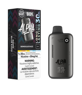 FLAVOUR BEAST FLAVOUR BEAST ALPHA 80K ON BOMB BLUE RAZZ