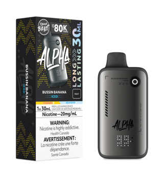 FLAVOUR BEAST FLAVOUR BEAST ALPHA 80K ON BUSSIN BANANA ICED