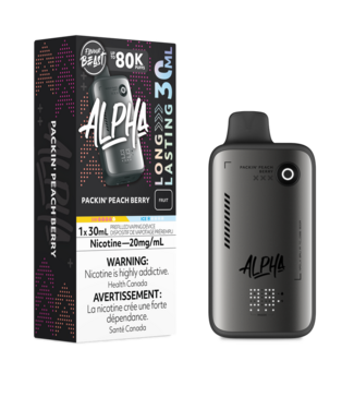 FLAVOUR BEAST FLAVOUR BEAST ALPHA 80K ON PACKIN PEACH BERRY