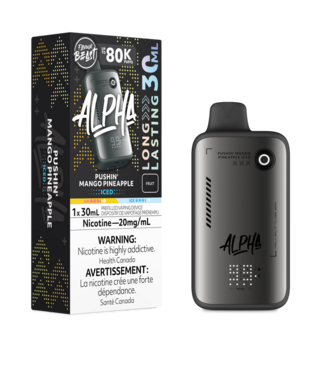 FLAVOUR BEAST FLAVOUR BEAST ALPHA 80K ON PUSHIN MANGO PINEAPPLE ICED