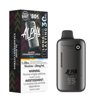 FLAVOUR BEAST FLAVOUR BEAST ALPHA 80K ON SLAYIN STRAWBERRY CITRUS ICED