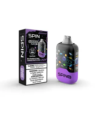 SPIN SPIN 60K ON  BLUE RASPBERRY LEMON