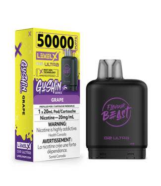 Level X FLAVOUR BEAST LEVEL X G2 ULTRA POD ON GUSHIN GRAPE