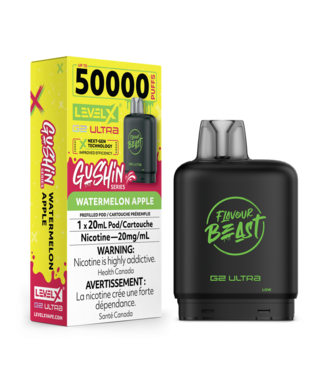 Level X FLAVOUR BEAST LEVEL X G2 ULTRA POD ON GUSHIN WATERMELON APPLE