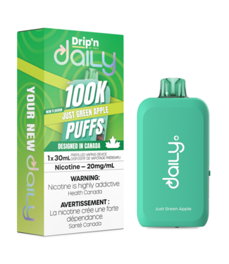 DRIP'N DRIP'N DAILY 30ML 100K ON JUST GREEN APPLE