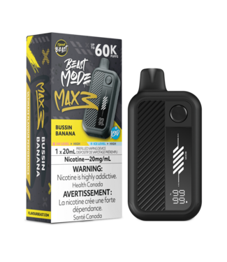 FLAVOUR BEAST FLAVOUR BEAST BEAST MODE MAX 3 ON 60K BUSSIN BANANA  ICED