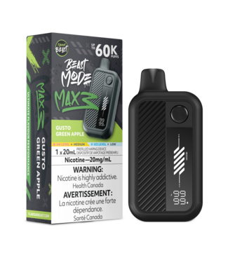 FLAVOUR BEAST FLAVOUR BEAST BEAST MODE MAX 3 ON 60K GUSTO GREEN APPLE