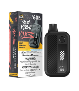 FLAVOUR BEAST FLAVOUR BEAST BEAST MODE MAX 3 ON 60K MAD MANGO PEACH