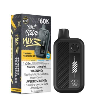 FLAVOUR BEAST FLAVOUR BEAST BEAST MODE MAX 3 ON 60K TWISTED TROPICAL KO ICED