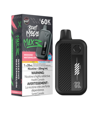FLAVOUR BEAST FLAVOUR BEAST BEAST MODE MAX 3 ON 60K WEEKEND WATERMELON ICED