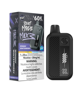 FLAVOUR BEAST FLAVOUR BEAST BEAST MODE MAX 3 ON 60K WINNIN' WINTERBERRY ICED