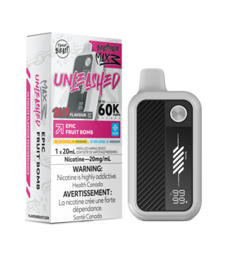 FLAVOUR BEAST UNLEASHED FLAVOUR BEAST UNLEASHED BEAST MODE MAX 3 ON 60K EPIC FRUIT BOMB ICED