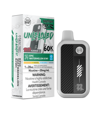 FLAVOUR BEAST UNLEASHED FLAVOUR BEAST UNLEASHED BEAST MODE MAX 3 ON 60K EPIC WATERMELON KIWI ICED