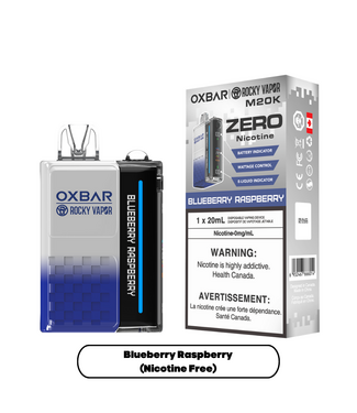 OXBAR OXBAR M20K NICOTINE FREE BLUEBERRY RASPBERRY