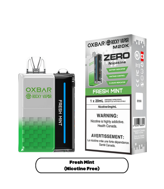 OXBAR OXBAR M20K NICOTINE FREE FRESH MINT
