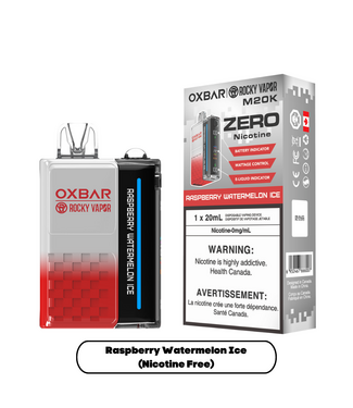 OXBAR OXBAR M20K NICOTINE FREE RASPBERRY WATERMELON ICE