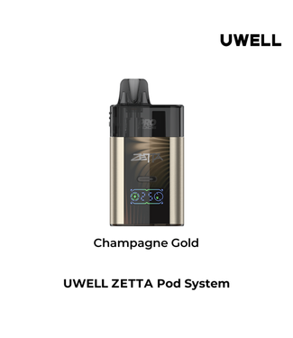 UWELL ZETTA  POD KIT 10mL [CRC] CHAMPAGNE GOLD