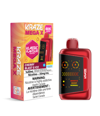 KRAZE MEGA X 48K ON CLASSIC - CHERRY BLAST G ICE