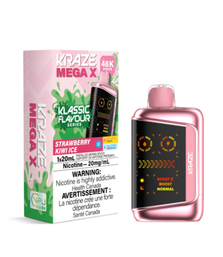 KRAZE MEGA X 48K ON CLASSIC - STRAWBERRY KIWI ICE