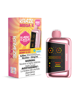 KRAZE MEGA X 48K ON CLASSIC - NORWEGIAN BERRY G ICE