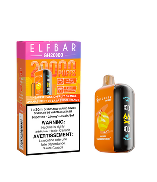 ELFBAR GH20000 PINEAPPLE PASSIONFRUIT ORANGE
