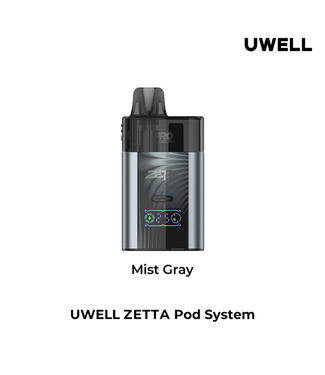 UWELL ZETTA  POD KIT 10mL [CRC] MIST GREY