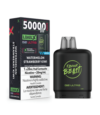 Level X FLAVOUR BEAST LEVEL X G2 ULTRA POD ON WATERMELON STRAWBERRY KIWI