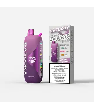 BAZOOKA BAZOOKA  X3 ON 90K GRAPE BURST