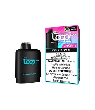 STLTH STLTH LOOP MAX 70K PEACH BLUE RAZZ ICE