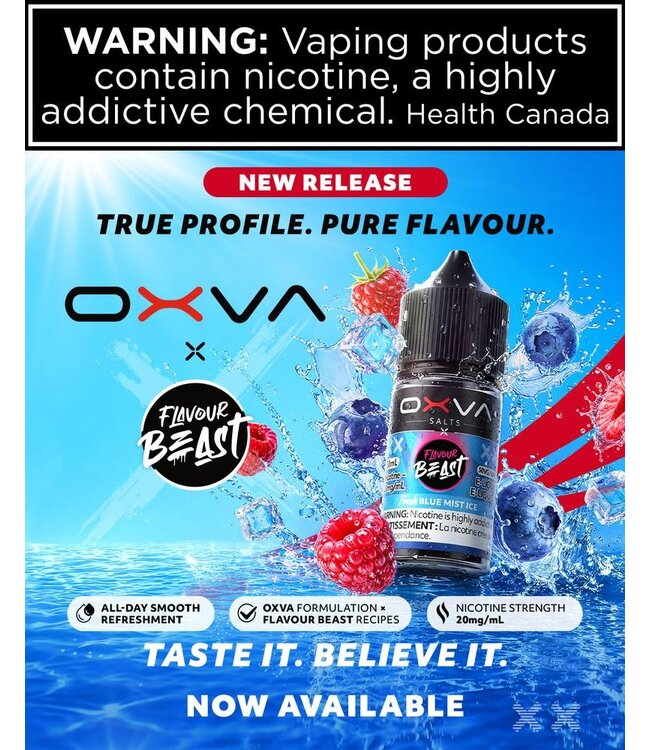 FLAVOUR BEAST X OXVA SALT NIC 30ML ON