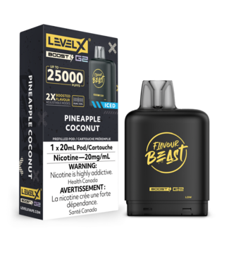 Level X FLAVOUR BEAST LEVEL X G2 ULTRA POD ON PINEAPPLE COCONUT