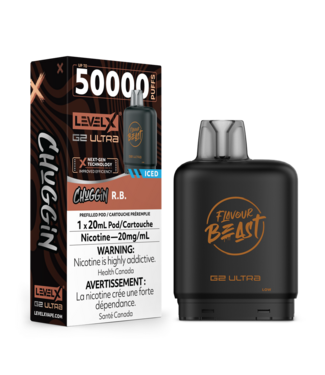 Level X FLAVOUR BEAST LEVEL X G2 ULTRA POD ON CHUGGIN R.B