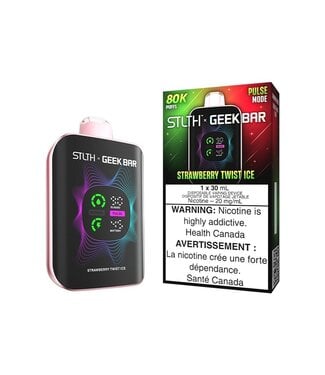 STLTH STLTH X GEEKBAR 80K ON STRAWBERRY TWIST ICE