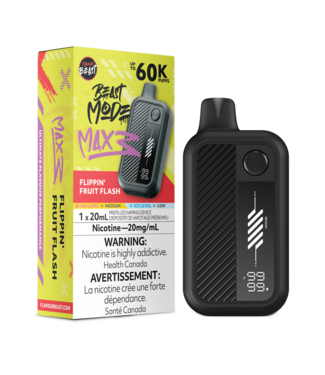 FLAVOUR BEAST FLAVOUR BEAST BEAST MODE MAX 3 ON 60K FLIPPIN' FRUIT FLASH