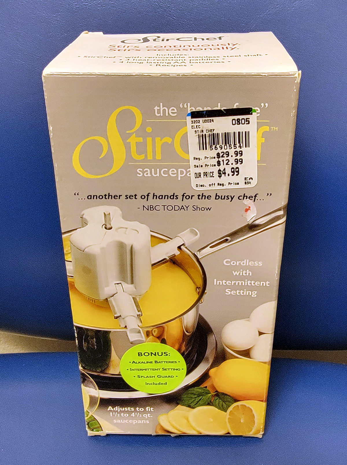  StirChef SAUCEPAN STIRRER HandsFree StoveTop cooking