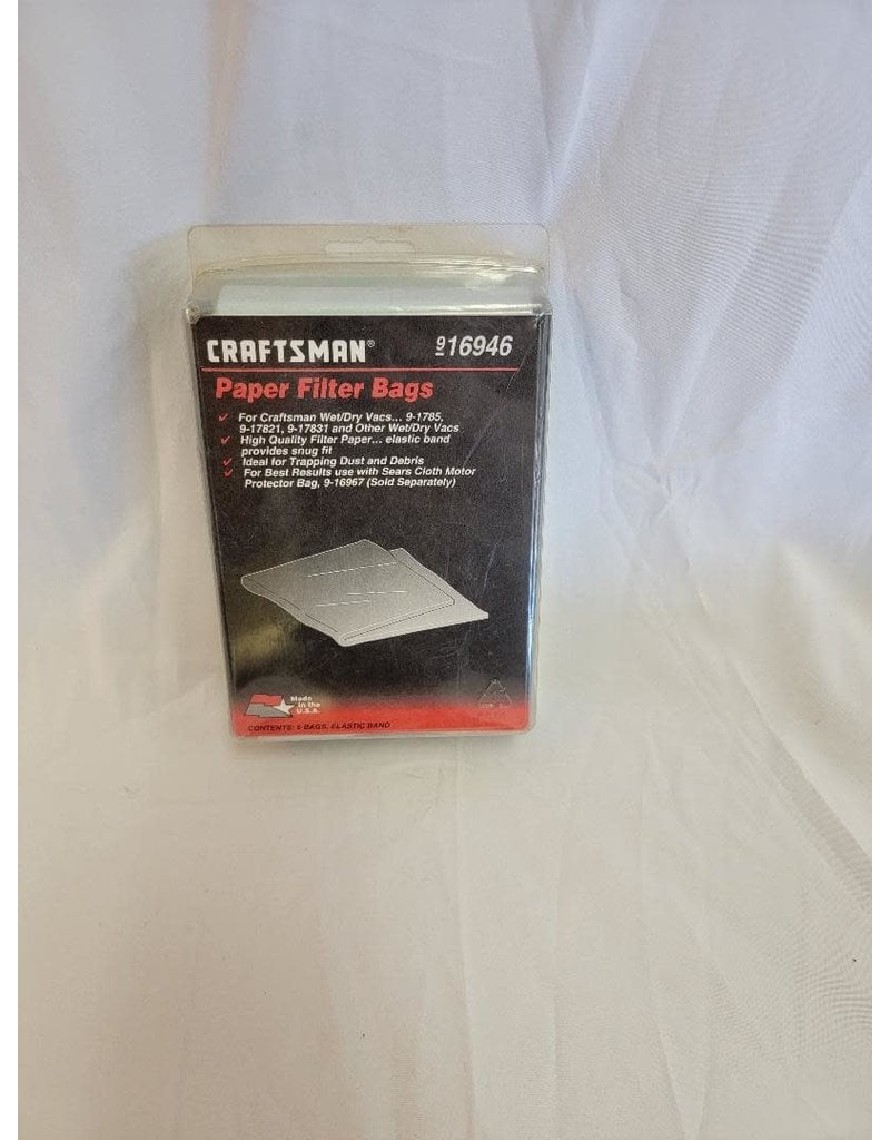 Craftsman Paper Filter Bags