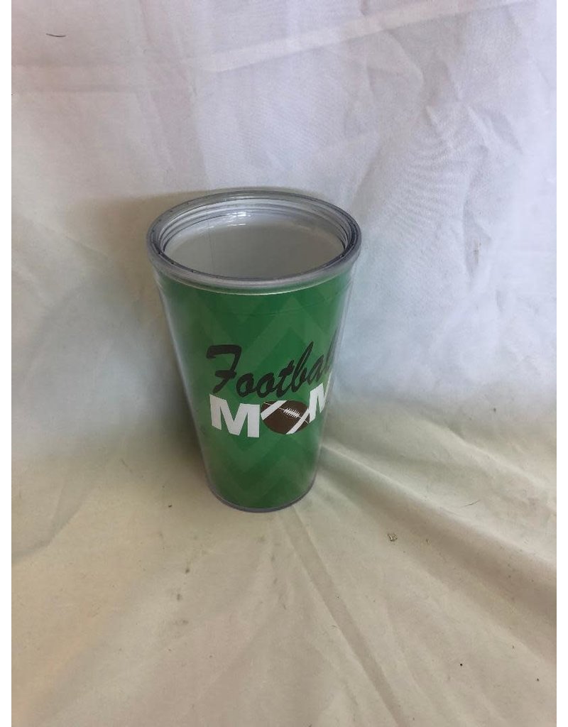 Football Mom Plastic Cup