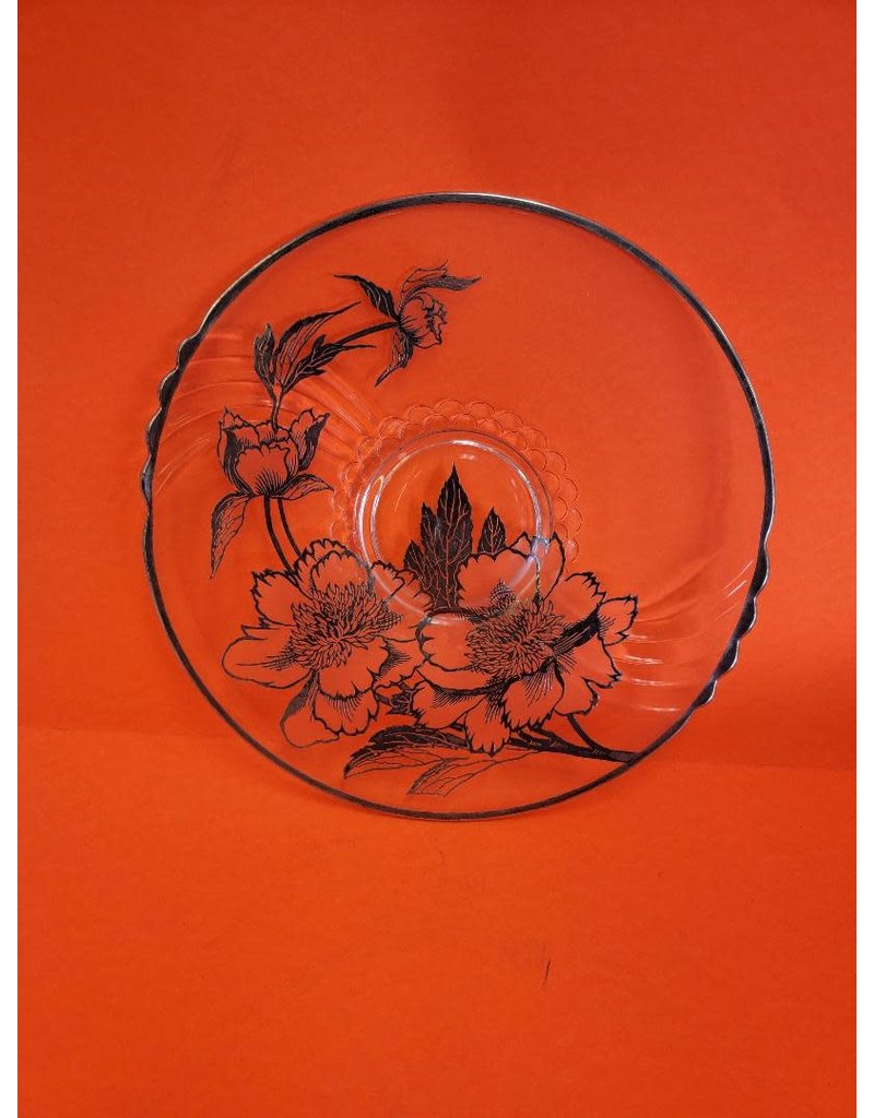 Flower Glass Plate