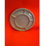 White Snack Ceramic Plates