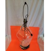 Clear Flower Etching Lamp