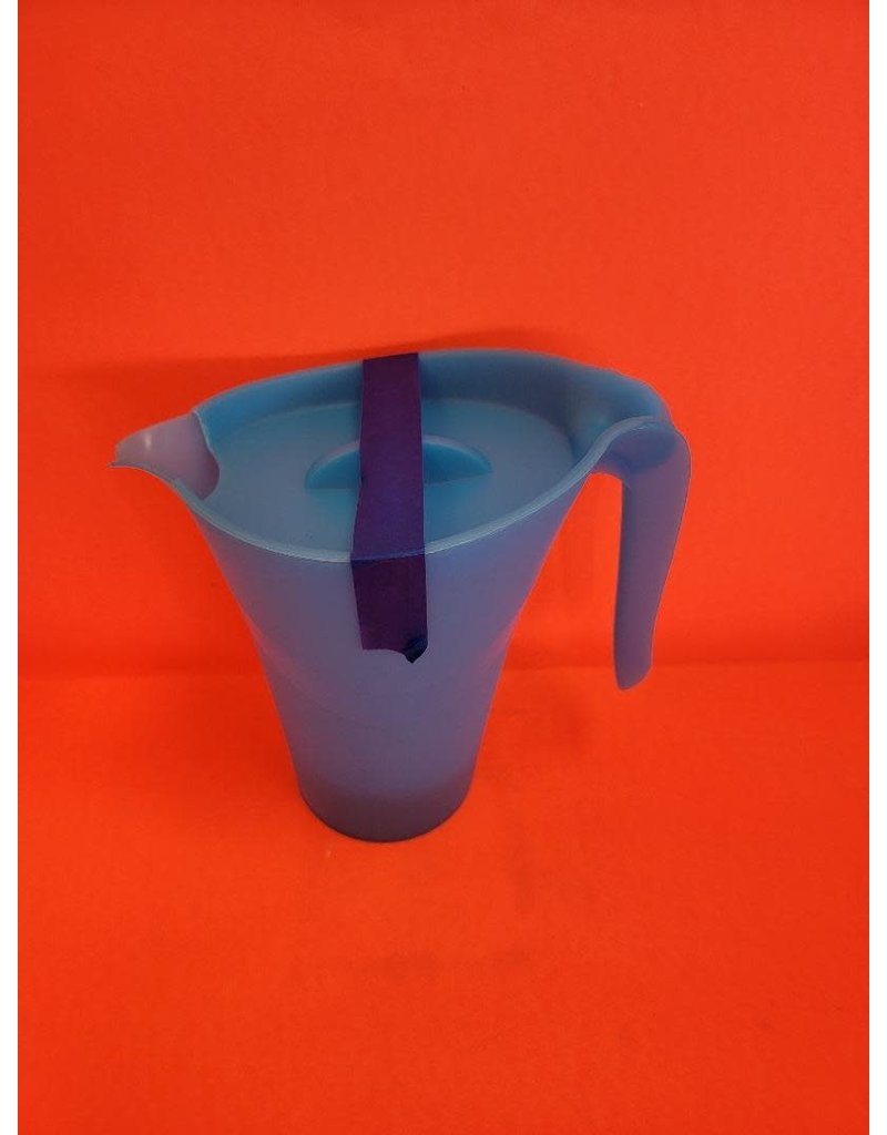 Blue Plastic Pitcher