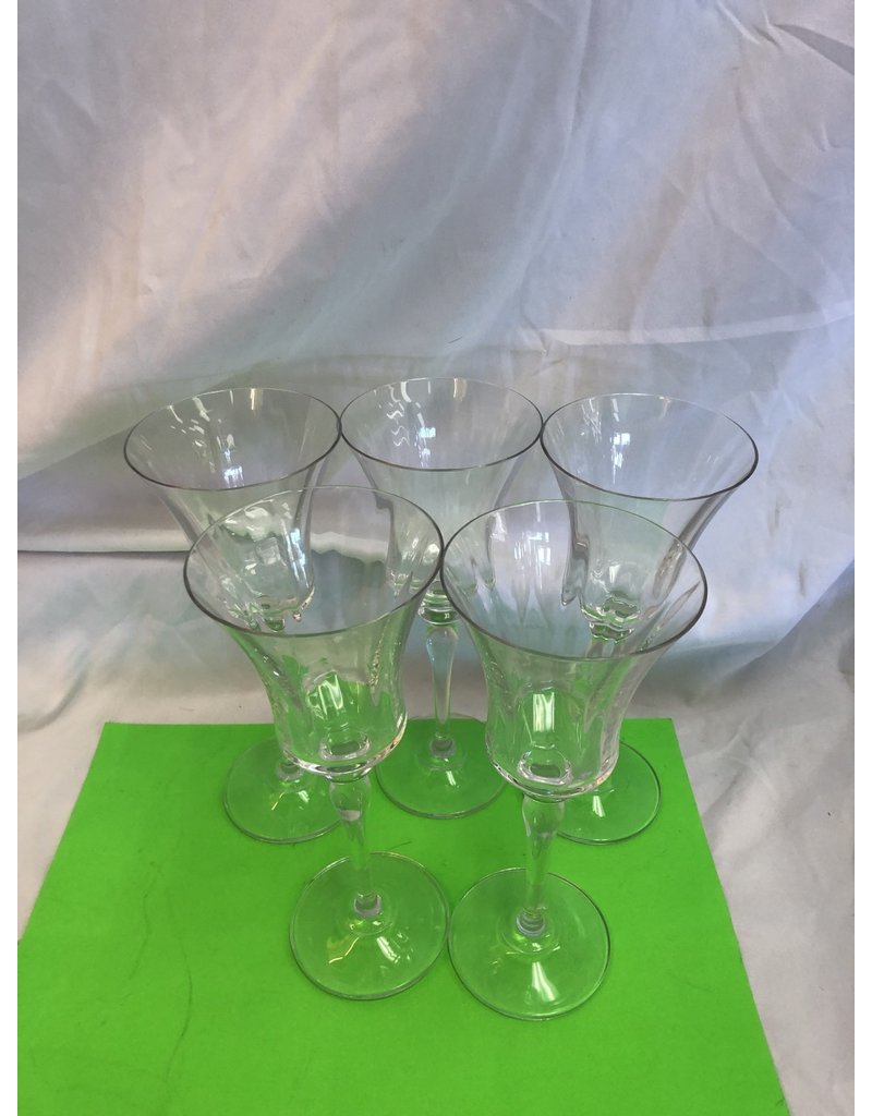 5 pc Crystal Glassware