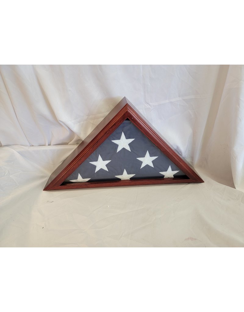 Solid Wood Memorial Flag Case Frame