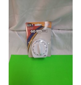 Lux 60 Minute Classic Timer White