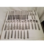 Pewter 39 Piece Flatware