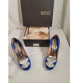 Badgley Mischka Royal Blue Heel Size 9M