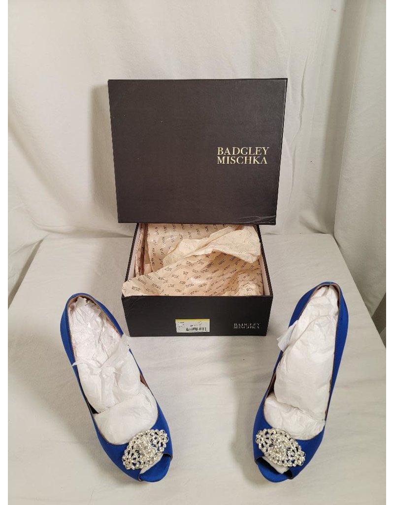 Badgley Mischka Royal Blue Heel Size 9M